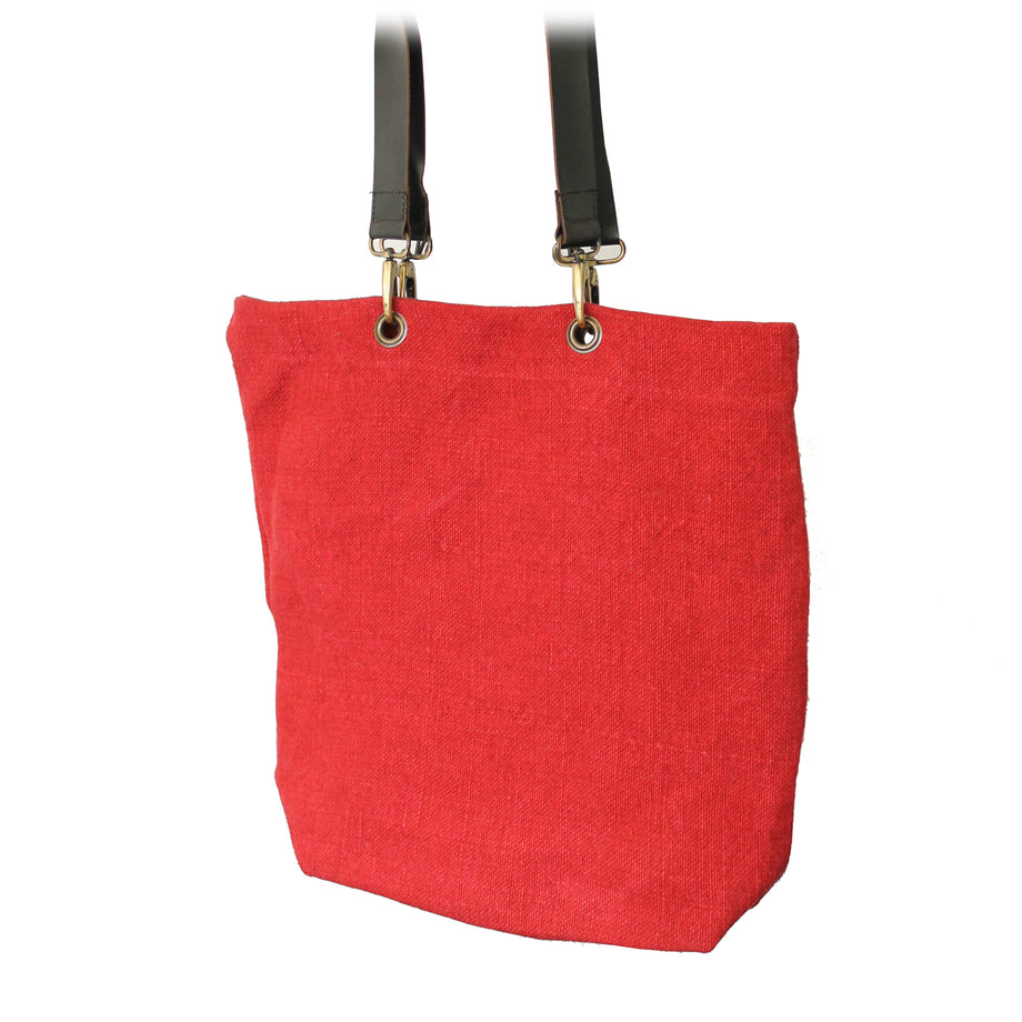 Red discount jute bags